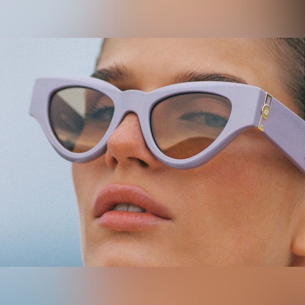 recycled lilac sunglasses - Les specs tinted in orchid purple - nwt